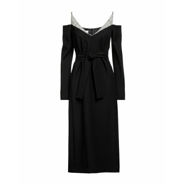 【送料無料】 ドリス・ヴァン・ノッテン レディース ワンピース トップス Midi dresses Black