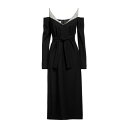 【送料無料】 ドリス・ヴァン・ノッテン レディース ワンピース トップス Midi dresses Black