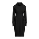 ヨーロピアンカルチャー レディース ワンピース トップス Midi dresses Black