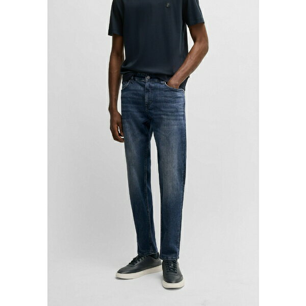 ボス メンズ デニムパンツ ボトムス Slim fit jeans - dark blue six