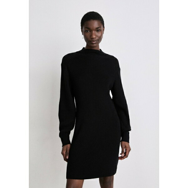 バブアー レディース ワンピース トップス FRANCHESCA DRESS - Jumper dress - black