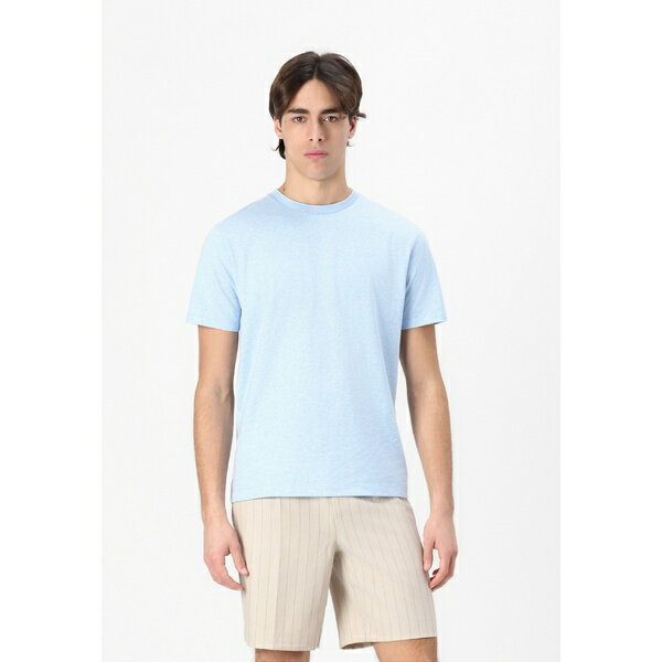 ハケット ロンドン メンズ サンダル シューズ TIPPED TEE - Basic T-shirt - summer blue