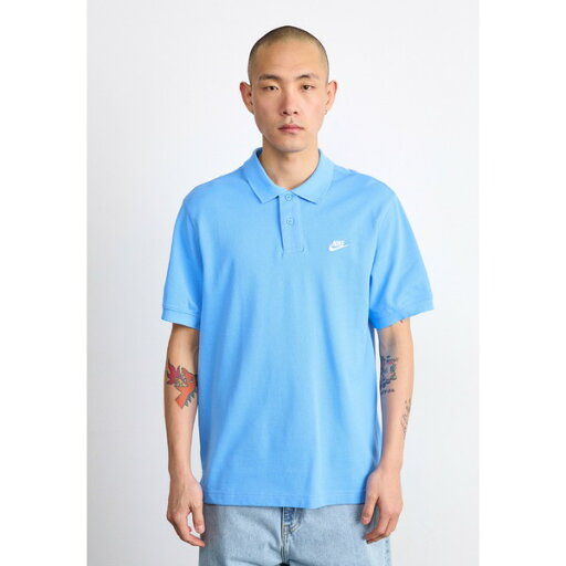 ナイキ メンズ Tシャツ トップス CLUB - Polo shirt - university blue/white ナイキ メンズ Tシャツ トップス CLUB - Polo shirt - university blue/white