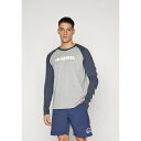 ヒュンメル メンズ バスケットボール スポーツ BLOCKED - Long sleeved top - blue nights