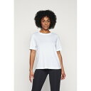 スウェッティベティ レディース フィットネス スポーツ ESSENTIAL CREW NECK - Basic T-shirt - white(4)