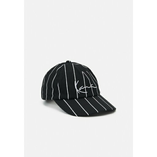カール カナイ レディース 帽子 アクセサリー SIGNATURE PINSTRIPE UNISEX - Cap - black カール カナイ レディース 帽子 アクセサリー SIGNATURE PINSTRIPE UNISEX - Cap - black