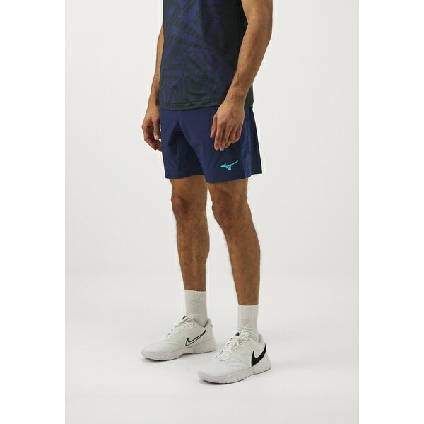 ミズノ メンズ バスケットボール スポーツ MUGEN AMPLIFY SHORT - Sports shorts - estate blue