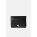 ラルフローレン レディース 財布 アクセサリー LEATHER CARD CASE - Wallet - black
