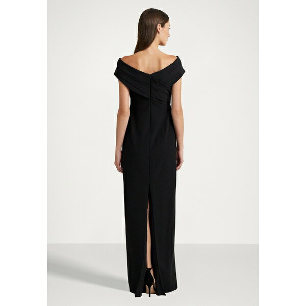 ラルフローレン レディース ワンピース トップス CREPE OFF THE SHOULDER GOWN - Occasion wear - black