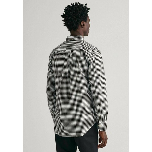 ガント メンズ サンダル シューズ REG GINGHAM - Shirt - schwarz