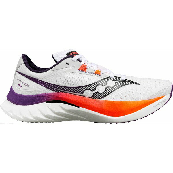 サッカニー メンズ ランニング スポーツ Saucony Men's Endorphin Speed 4 Running Shoes White/Orange