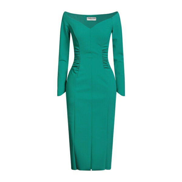 【送料無料】 チアラ・ボニ・プティ・ローブ レディース ワンピース トップス Midi dresses Green