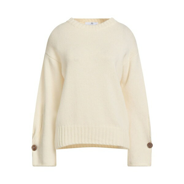 【送料無料】 アンナ セラヴァッリ レディース ニット&セーター アウター Sweaters White