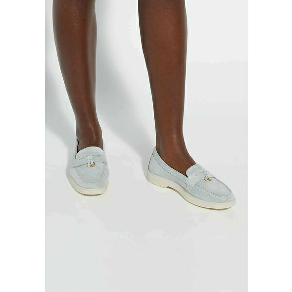 デューンロンドン レディース スリッポン・ローファー シューズ GRINNING LOAFERS - Slip-ons - grey