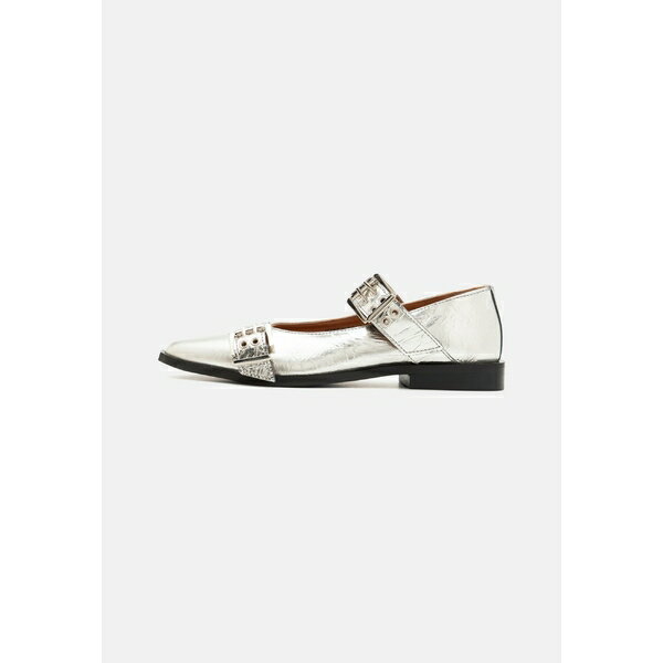ブランコ レディース サンダル シューズ BIAVICTORIA DOUBLE BUCKLE BALLET FLAT METALLIC - Ankle str..