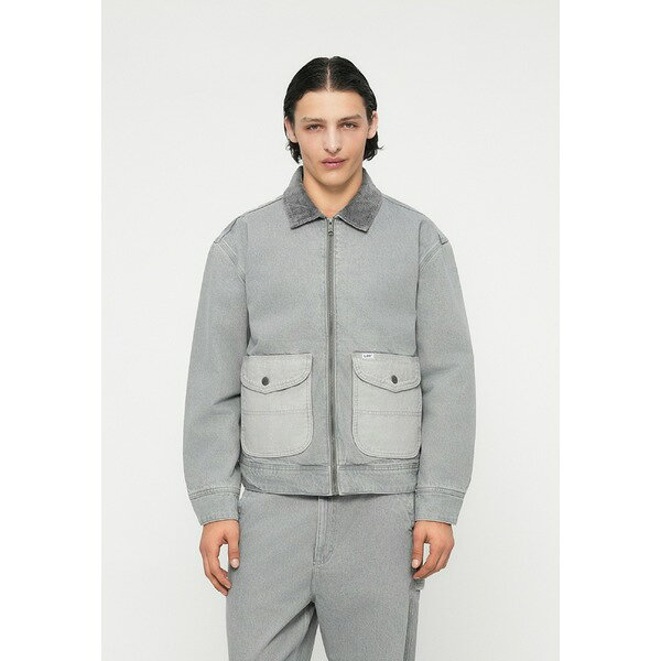 リー メンズ ジャケット＆ブルゾン アウター UTILITY JACKET - Denim jacket - gemini grey