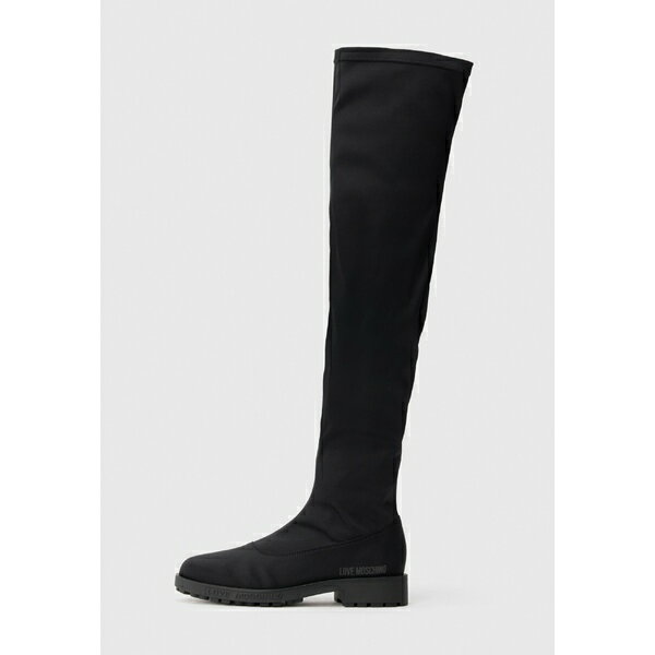 ラブ モスキーノ レディース ブーツ シューズ Over-the-knee boots - black