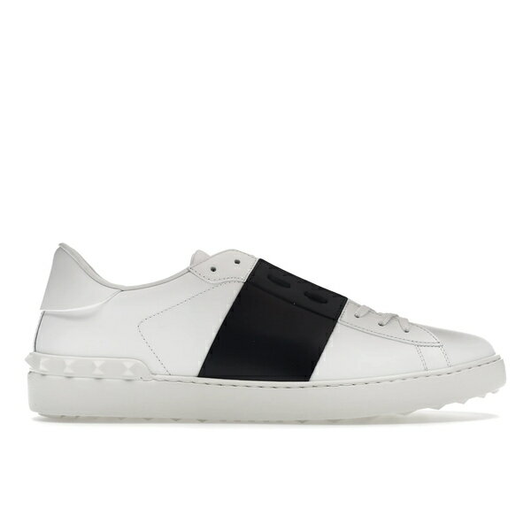 Valentino ヴァレンティノ メンズ スニーカー 【Valentino Garavani Open】 サイズ EU_40.5 White Black Band White