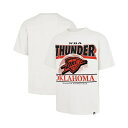 47ブランド メンズ シャツ トップス Men's White Oklahoma City Thunder City Edition Shifty Foundation T-Shirt White