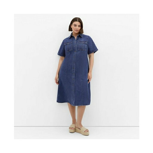 シティーシック レディース ワンピース トップス Plus Size Jade Denim Dress Mid denim シティーシック レディース ワンピース トップス Plus Size Jade Denim Dress Mid denim