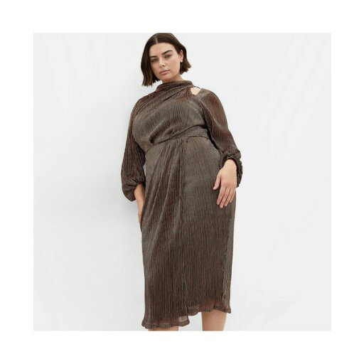 シティーシック レディース ワンピース トップス Plus Size Jaylee Mesh Dress Gold シティーシック レディース ワンピース トップス Plus Size Jaylee Mesh Dress Gold