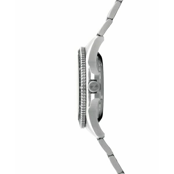 スピ二カー メンズ 腕時計 アクセサリー Men's Croft Pioneer Automatic Solid Stainless Steel Bracelet Watch, 42mm Black