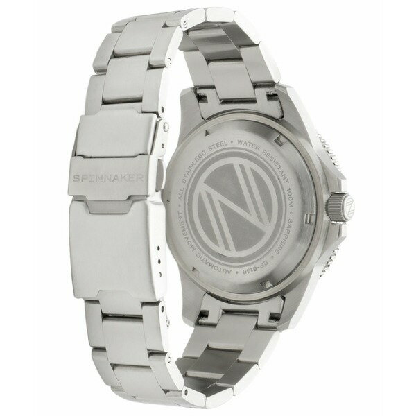 スピ二カー メンズ 腕時計 アクセサリー Men's Croft Pioneer Automatic Solid Stainless Steel Bracelet Watch, 42mm Black