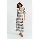 シンティアンドパーカー レディース ワンピース トップス Women's Chinti & Parker Cotton Chevron Stitch Dress Navy
