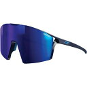 ジュルボ メンズ サングラス・アイウェア アクセサリー Edge REACTIV Sunglasses Matte Blue/Blue/REACTIV 1-3 High Contrast(4)