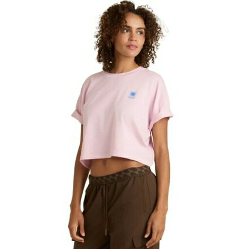 ローク レディース カットソー トップス Sunburst Boxy Cropped T-Shirt - Women's Dusty Orchid ローク レディース カットソー トップス Sunburst Boxy Cropped T-Shirt - Women's Dusty Orchid