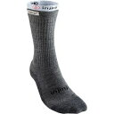 インジンジ メンズ 靴下 アンダーウェア Liner CoolMax plus Hiker NuWool Crew Sock - Men's Charcoal
