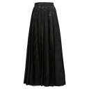ヴェトモン レディース スカート ボトムス 'monogram Pleated' Skirt Black