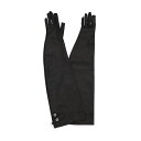 リックオウエンス レディース 手袋 アクセサリー Long Leather Gloves BLACK (Black)