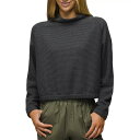 プラーナ レディース シャツ トップス prAna Women's Olivia Cowl Neck Sweater Charcoal(4)