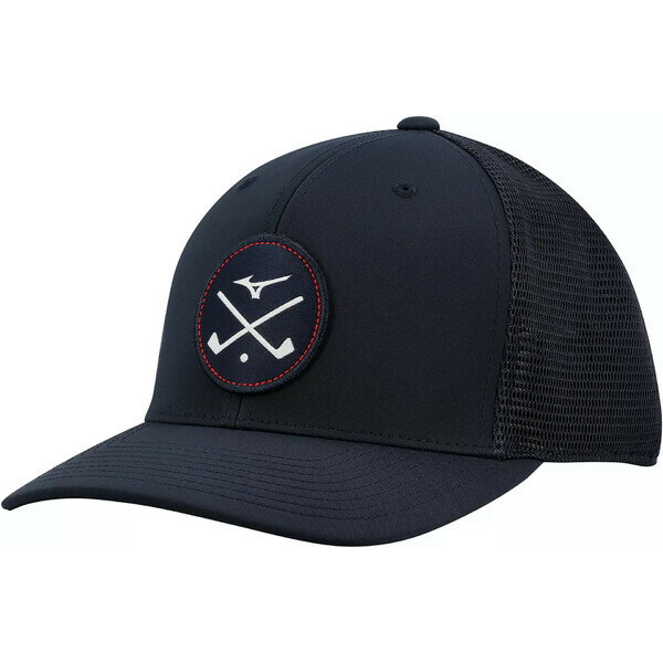 ミズノ メンズ 帽子 アクセサリー Mizuno Crossed Club Meshaback Navy