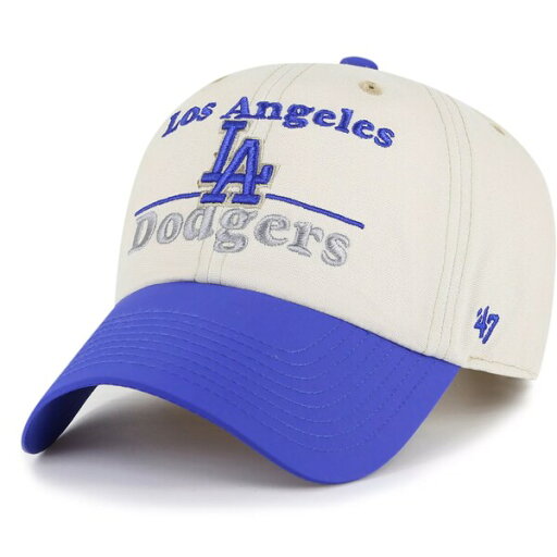 フォーティーセブン レディース 帽子 アクセサリー '47 Adult Los Angeles Dodgers Bone Camp Cleanup Adjustable Hat - フォーティーセブン レディース 帽子 アクセサリー '47 Adult Los Angeles Dodgers Bone Camp Cleanup Adjustable Hat -