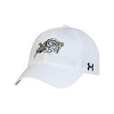 アンダーアーマー メンズ 帽子 アクセサリー Under Armour Men's Navy Midshipmen White OTS Slouch Adjustable Hat -(4)