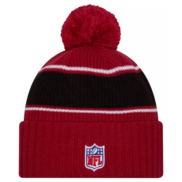 ニューエラ メンズ 帽子 アクセサリー New Era Men's Arizona Cardinals Sideline Statement Team Color Knit Beanie -