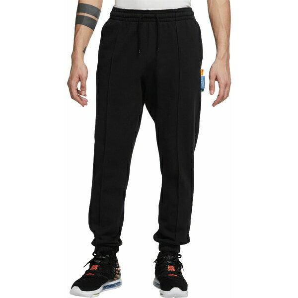 ナイキ メンズ カジュアルパンツ ボトムス Nike Men's LeBron Fleece Pants Black