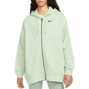 ナイキ レディース パーカー・スウェットシャツ アウター Nike Women's Sportswear Essentials Fleece Full-Zip Hoodie Seafoam Green