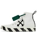 Off-White オフホワイト メンズ スニーカー 【Off-White Mid-Top Vulcanised Canvas Sneaker 'White G...