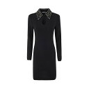 アルベルタ フェレッティ レディース ワンピース トップス Long Sleeved Mini Dress Nero