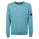 シーピーカンパニー メンズ パーカー・スウェットシャツ アウター Light Fleece Crew Neck Sweatshirt Blue