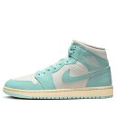Air Jordan ジョーダン レディース スニーカー Blue/White 【(WMNS) Air Jordan 1 Mid 'Light Dew' BQ6472-132】 サイズ US_5.5(22.5cm)(4)
