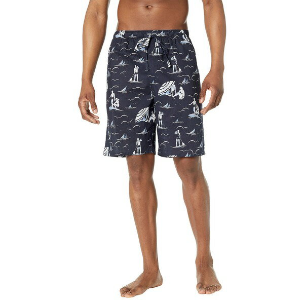 ラルフローレン メンズ ナイトウェア アンダーウェア Woven Sleep Shorts Deco Swimmers Print