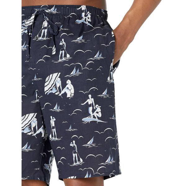 ラルフローレン メンズ ナイトウェア アンダーウェア Woven Sleep Shorts Deco Swimmers Print