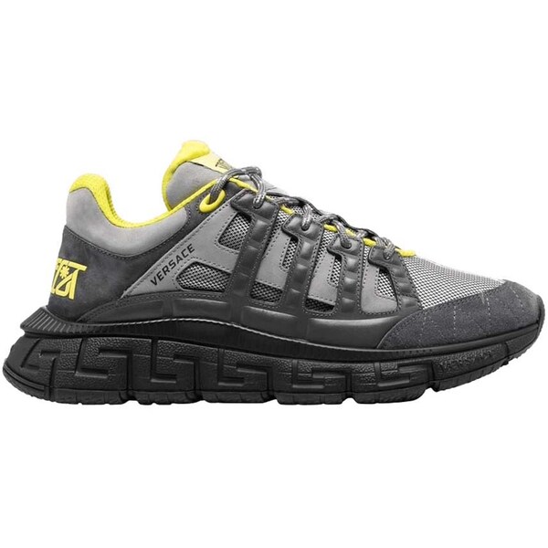 Versace ヴェルサーチ メンズ スニーカー 【Versace Trigreca Sneakers Grey】 サイズ US_8(26.0cm) Grey