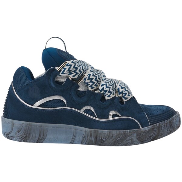 Lanvin Х  ˡ Lanvin Leather Curb Blue Silver  US_10(28.0cm) Blue/S...