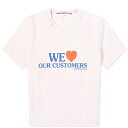 アレキサンダーワン レディース シャツ トップス Alexander Wang We Love Our Customers Shrunken T-Shirt Pink