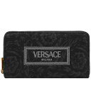 FT[` fB[X z ANZT[ Versace Long Wallet In Embroidery Jacquard Black